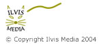 Copyright Ilvis Media 2004. Ilvis Medias Logga. Länk till www.ilvismedia.se